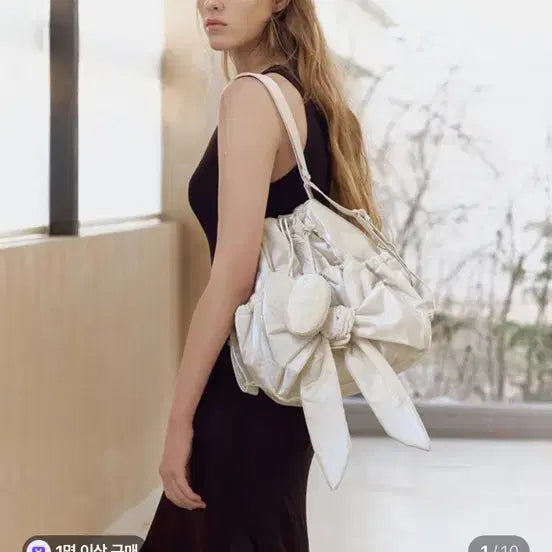 [BUNJANG] Atelier Vanessa Bruno Ribbon Shoulder Bag S Backpack / 아떼 바네사브루노 리본 숄더백 S 백팩