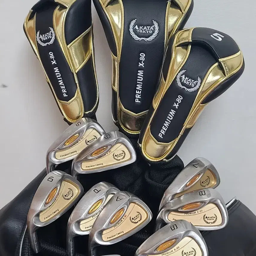 [BUNJANG] AKADA X-80 Left-Handed Full Golf Club Set / 왼손(좌타) 골프채 풀셋