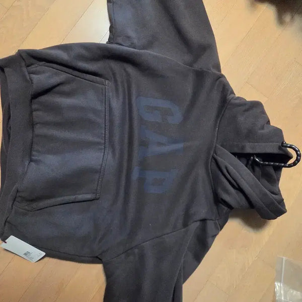 [BUNJANG] Yeezy GAP Logo Hoodie Charcoal M / 이지 GAP 로고 후드티 챠콜 M