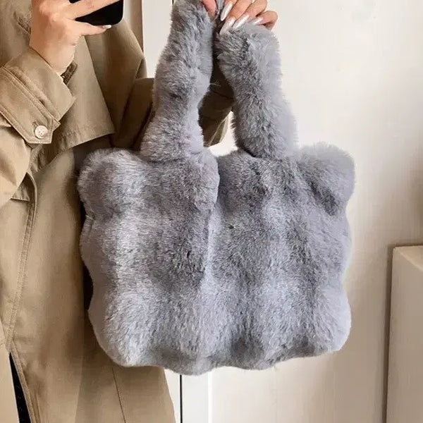 [BUNJANG] Mink Fur Tote Bag / Shoulder Bag / [새상품] 밍크 퍼 토트백 / 숄더백 가방
