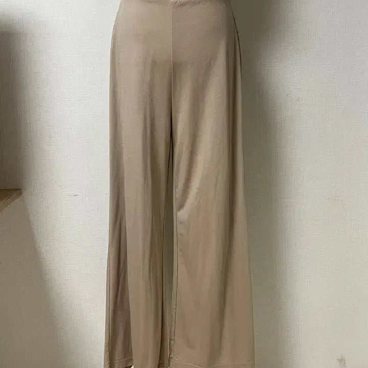 [BUNJANG] Abuve Beige Wide Pants M / abuve 베이지 와이드 팬츠 M 새상품