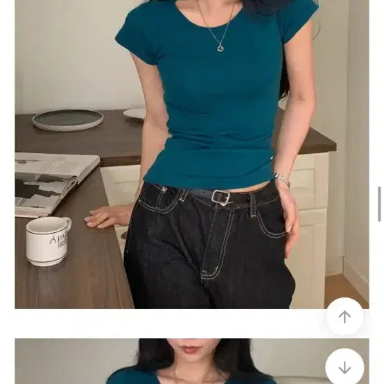 [BUNJANG] Ably Short Sleeve T-Shirt / 에이블리 반팔티