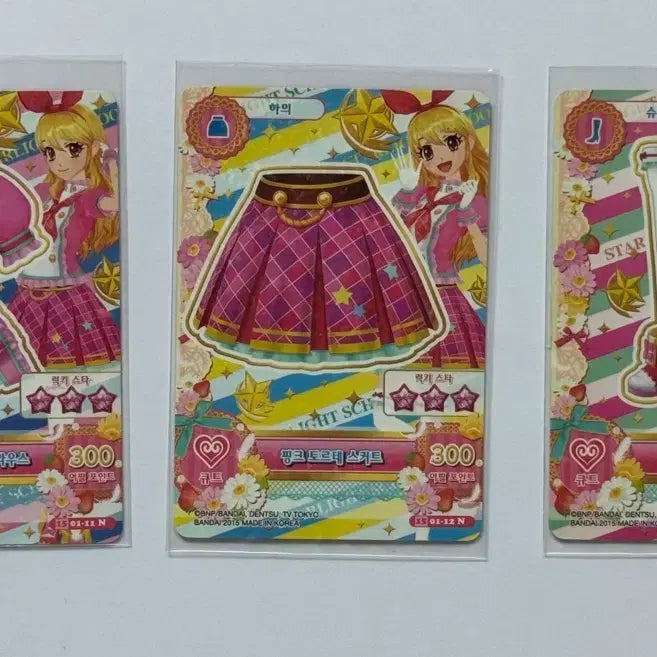 [BUNJANG] Aikatsu! Card Pink Torte Set / 아이엠스타 카드 핑크 토르테 세트