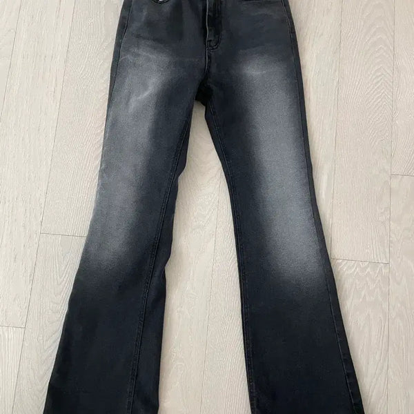 [BUNJANG] BLIM JEAN Black Washed Bootcut Flare Jeans / BLIM JEAN 블림진 블랙 워싱 부츠컷 나팔바지 플레어 진