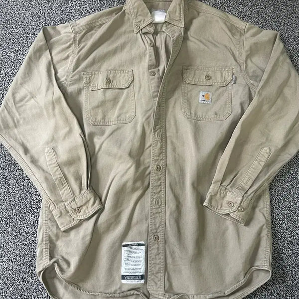 [BUNJANG] Carhartt WIP Work Shirt Beige / 칼하트윕. 워크 셔츠베이지
