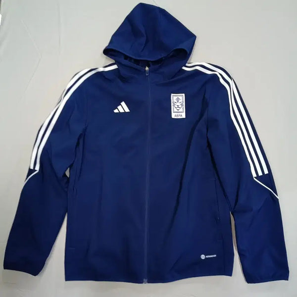 [BUNJANG] Adidas ASFA Windbreaker Zip-Up Navy L / 아디다스 ASFA 바람막이 집업 네이비 L