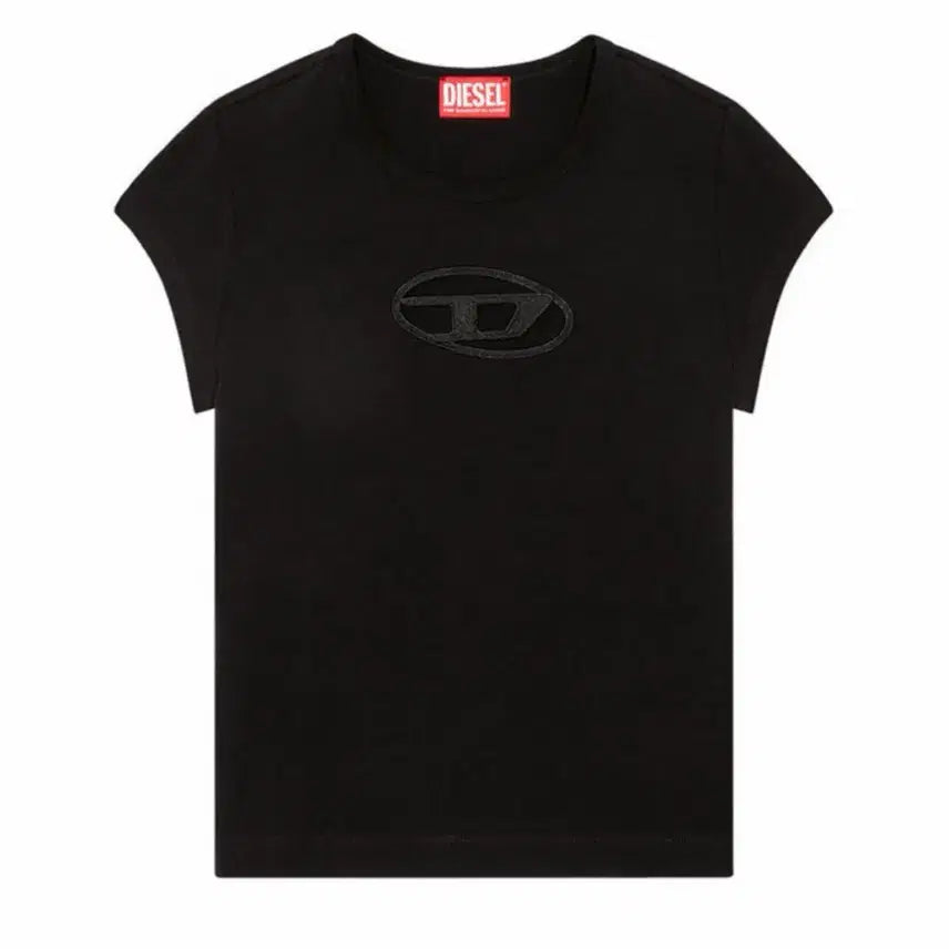 [BUNJANG] Diesel Black Short Sleeve T-Shirt / 디젤 블랙 반팔 티셔츠