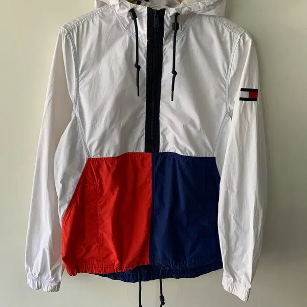 [BUNJANG] Tommy Hilfiger Color Block Half Zip Anorak Jacket / 타미 아노락
