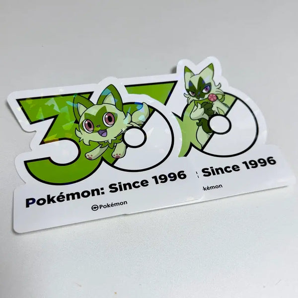 [BUNJANG] Pokemon 30th Anniversary Logo Stickers (Nao-ha, Narote) - Bundle Set of 10 / (10장 일괄)포켓몬 30주년 로고스티커 나오하 나로테