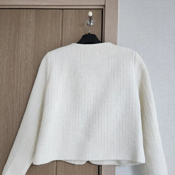 [BUNJANG] Focus Tweed Jacket Ivory / @포커스 트위드 자켓 아이보리 판매@