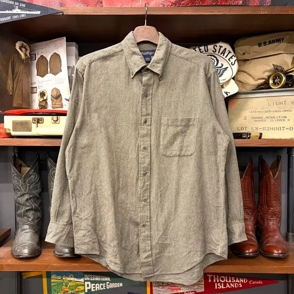 [BUNJANG] Brooks Brothers 3-Button Down Herringbone Shirt / 브룩스브라더스 3버튼다운 헤링본 셔츠 N2445