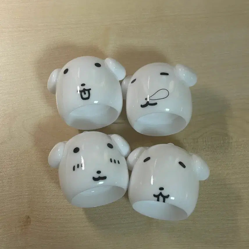 [BUNJANG] Ganadi Head Keychain Bundle Set / 가나디 머리 키링 4개 일괄