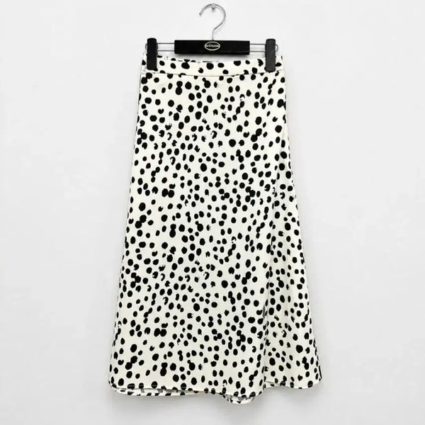 [BUNJANG] Women's Beige Flare Midi Skirt (Size 55) / 새상품 55 여성 스커트 치마 55 플레어 스커트 미디 스커트 새제품