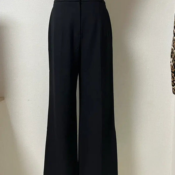 [BUNJANG] DECO Black Wide Leg Pants (2023) - Size S / DECO 데코 블랙 23년와이드 팬츠 S 64-90 / 가을바지 새옷급