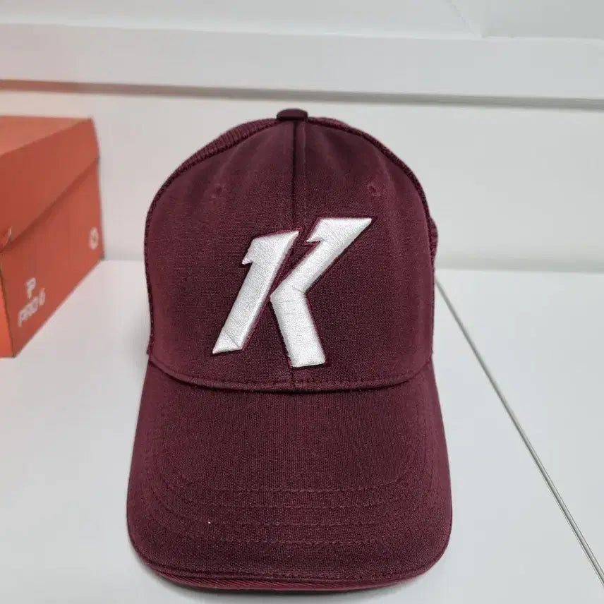 [BUNJANG] Kiwoom Heroes Burgundy Mesh Cap / 키움히어로즈 모자