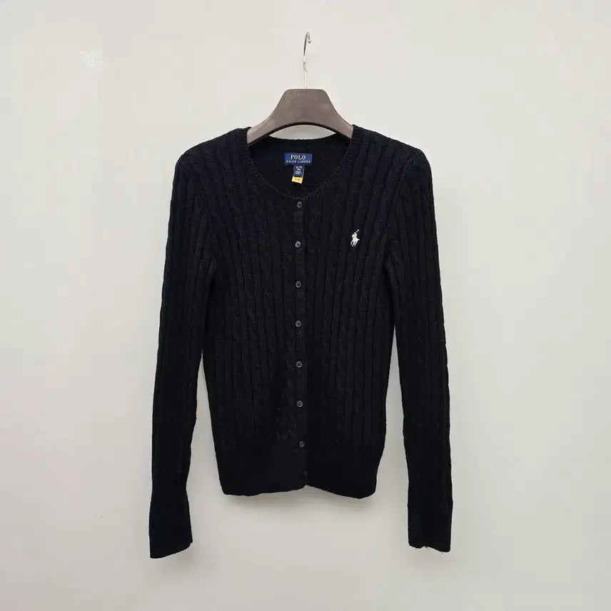 [BUNJANG] Polo Ralph Lauren Cable Knit Cardigan / 폴로 랄프로렌 케이블 꽈배기 가디건