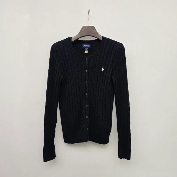 [BUNJANG] Polo Ralph Lauren Cable Knit Cardigan / 폴로 랄프로렌 케이블 꽈배기 가디건