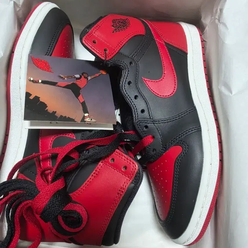 [BUNJANG] Air Jordan 1 High 85 'Bred' Sneakers / 조던 1 하이 85 브레드