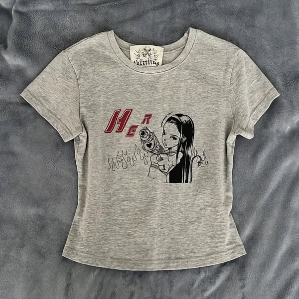 [BUNJANG] Three Times Devil T-Shirt / 쓰리타임즈 헐 데빌 티