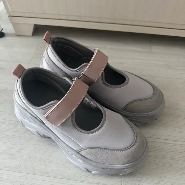 [BUNJANG] Ozzi Romita Platform Velcro Sneakers / 오찌 로미타 플랫폼 벨크로 스니커즈 245