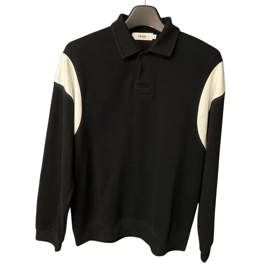 [BUNJANG] SUAREZ Black Oversized Sweatshirt / M 수아레 블랙 오버 바시티 맨투맨