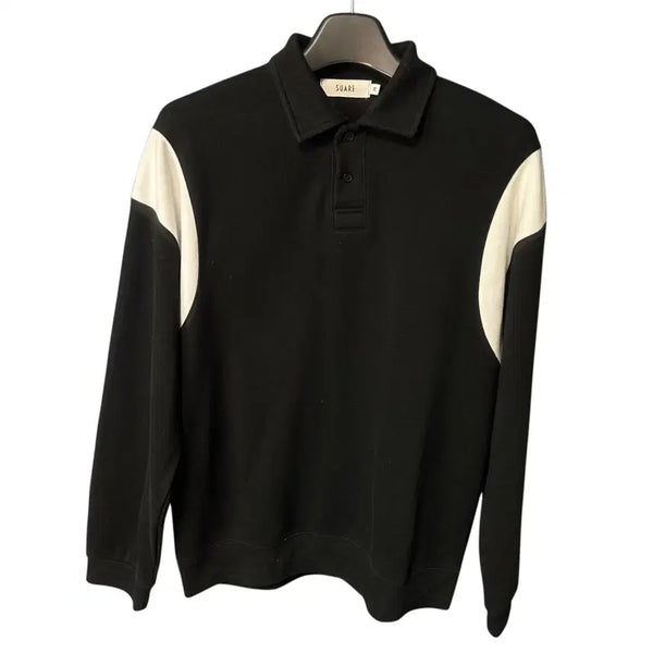 [BUNJANG] SUAREZ Black Oversized Sweatshirt / M 수아레 블랙 오버 바시티 맨투맨