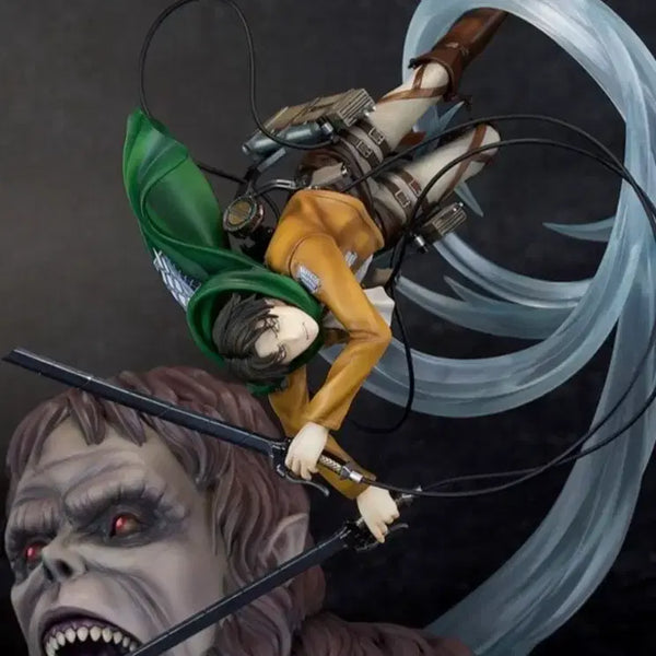 [BUNJANG] Attack on Titan Levi & Beast Titan Figure (Sealed) / [미개봉]PROOF 리바이&짐승거인