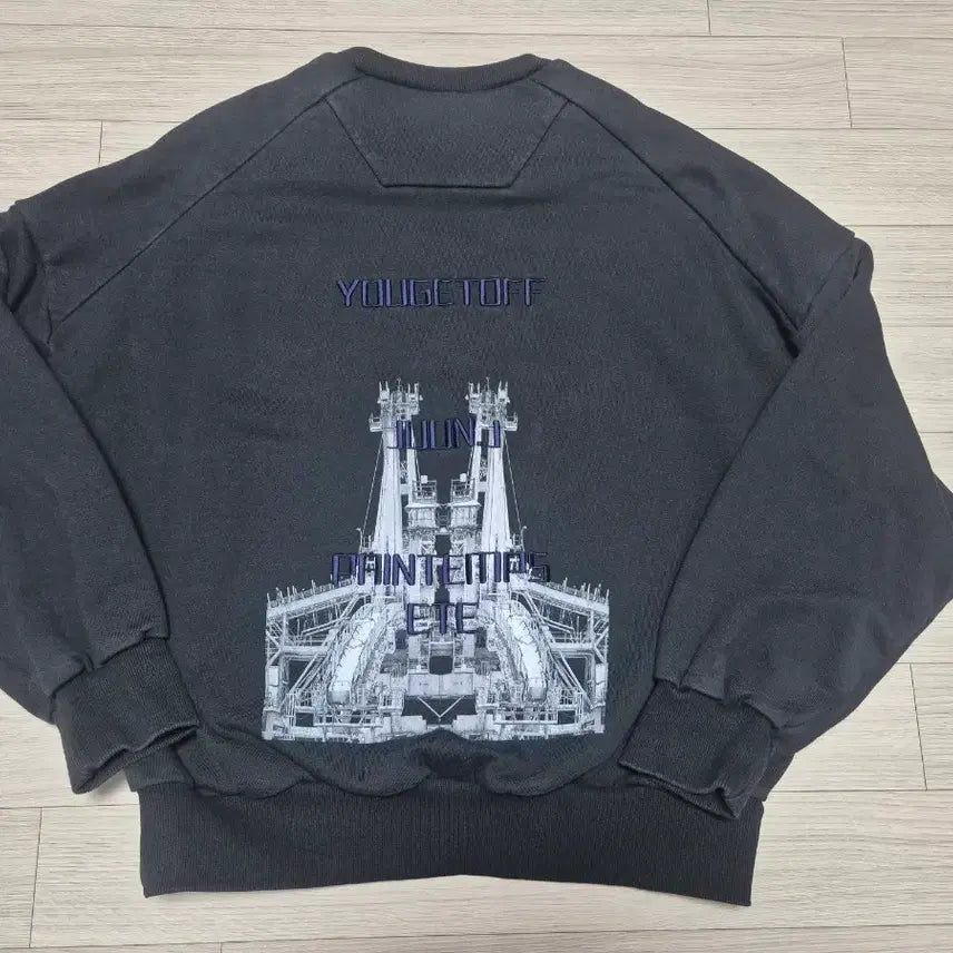 [BUNJANG] Juun.J Oversized Sweatshirt Black XS / 준지 오버핏 맨투맨 블랙 xs