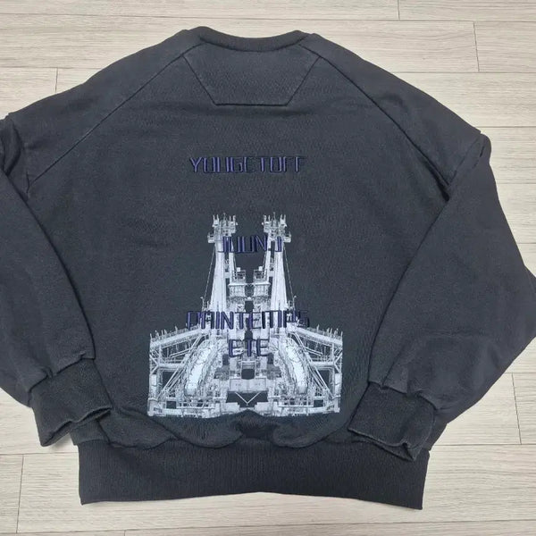 [BUNJANG] Juun.J Oversized Sweatshirt Black XS / 준지 오버핏 맨투맨 블랙 xs