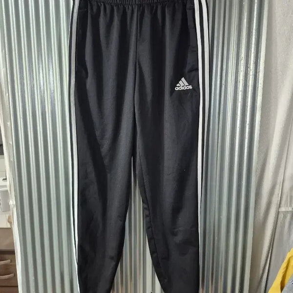 [BUNJANG] Adidas 3-Stripes Training Pants Medium Black / M 아디다스 삼선 트레이닝 팬츠 블랙
