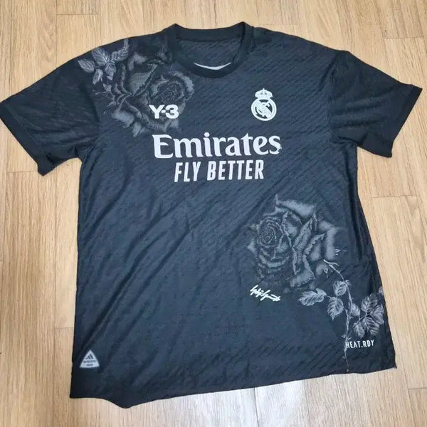 [BUNJANG] Y-3 Real Madrid Collaboration Jersey Black L / Y-3 레알마드리드 유니폼 져지 블랙 L