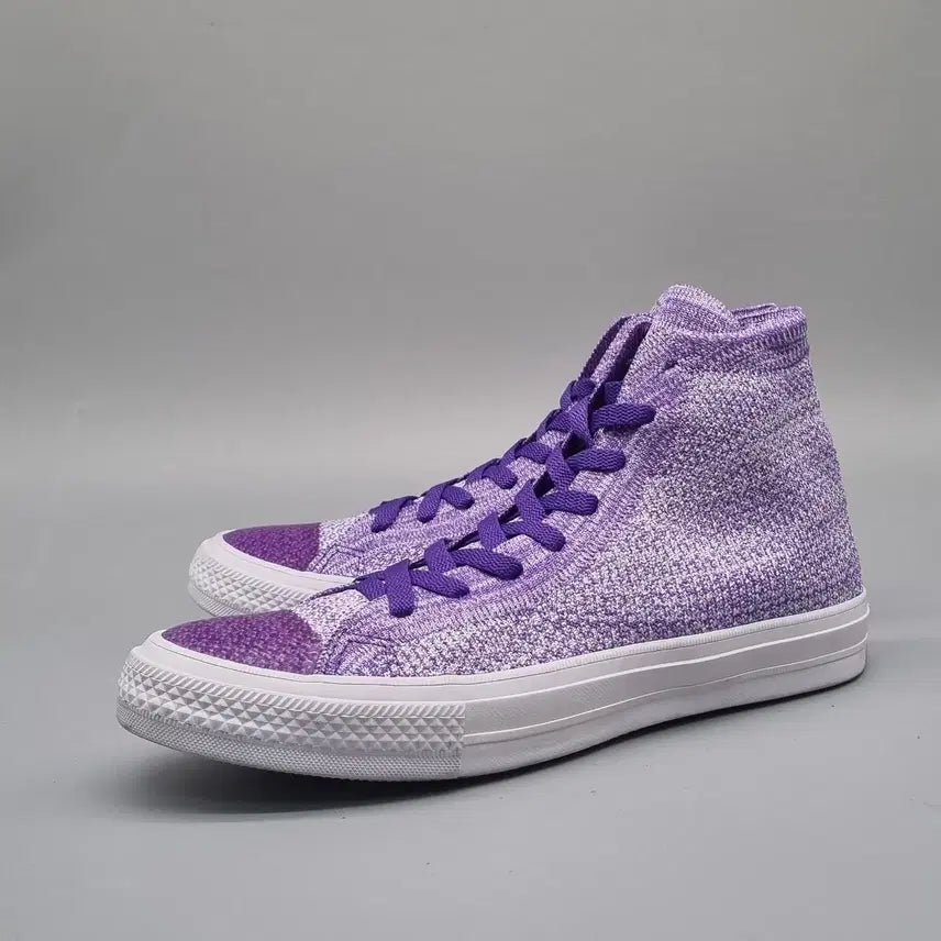 [BUNJANG] Converse Chuck Taylor Purple Hightop Shoes (US 7.5) / q컨버스 척테일러 퍼플 하이탑260