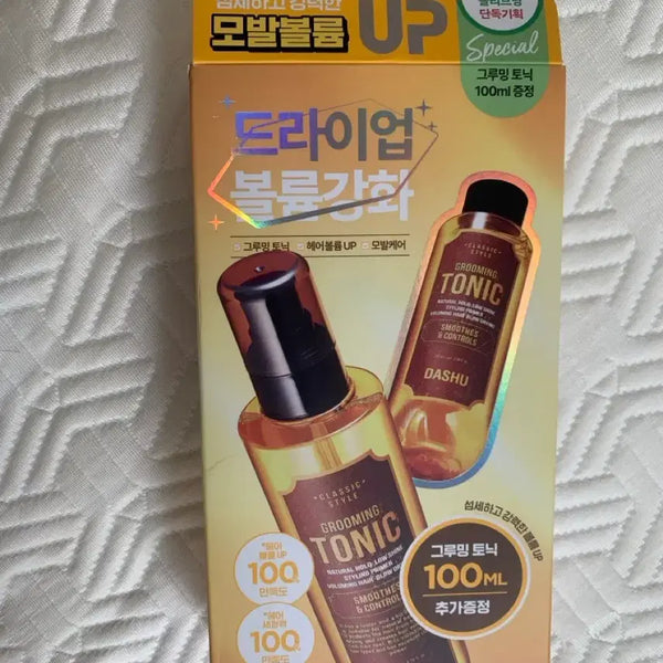 [BUNJANG] Dashu Grooming Tonic Pump Olive Young Special Set (Sealed) / 다슈 그루밍 토닉 펌프 올리브영 기획세트 미개봉 새상품