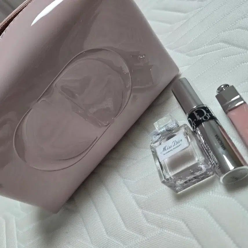 [BUNJANG] Dior Beauty Pink Pouch Set / (새상품)디올 뷰티 핑크 파우치 세트
