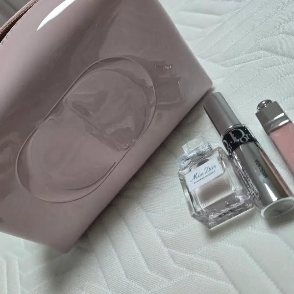 [BUNJANG] Dior Beauty Pink Pouch Set / (새상품)디올 뷰티 핑크 파우치 세트