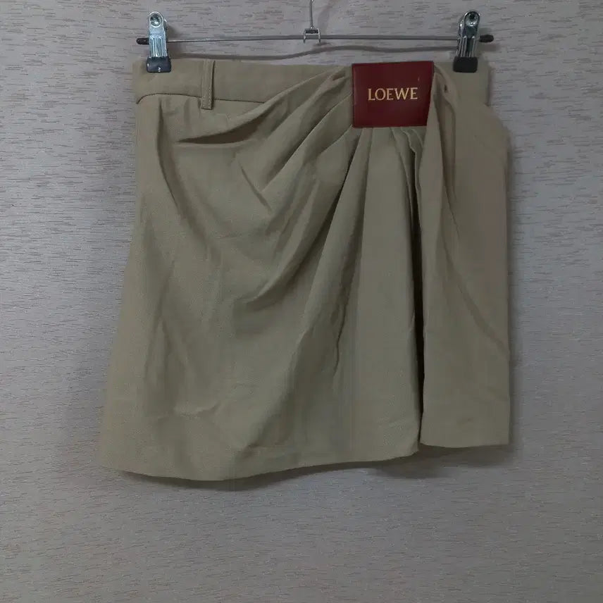 [BUNJANG] Loewe Beige Draped Skirt / B8-25/LOEWE 베이지 드레이프 스커트 봄여름 여성