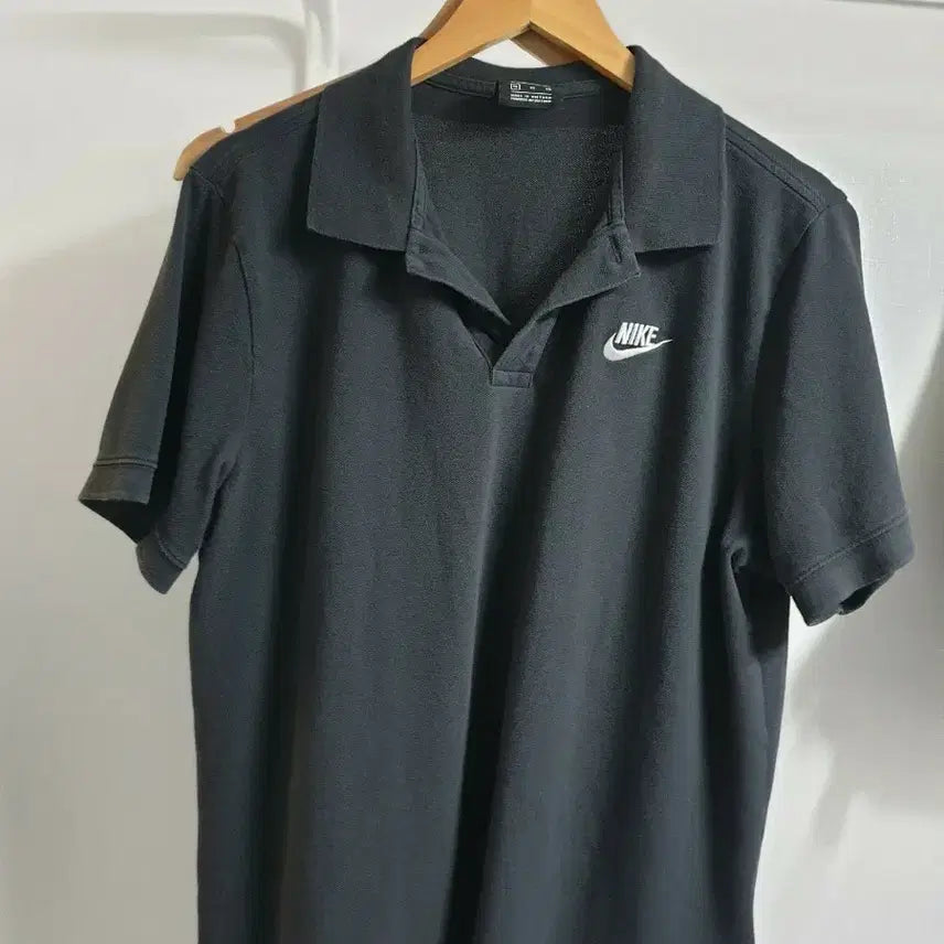 [BUNJANG] Nike Black Polo T-Shirt / 나이키 반팔 카라티 블랙