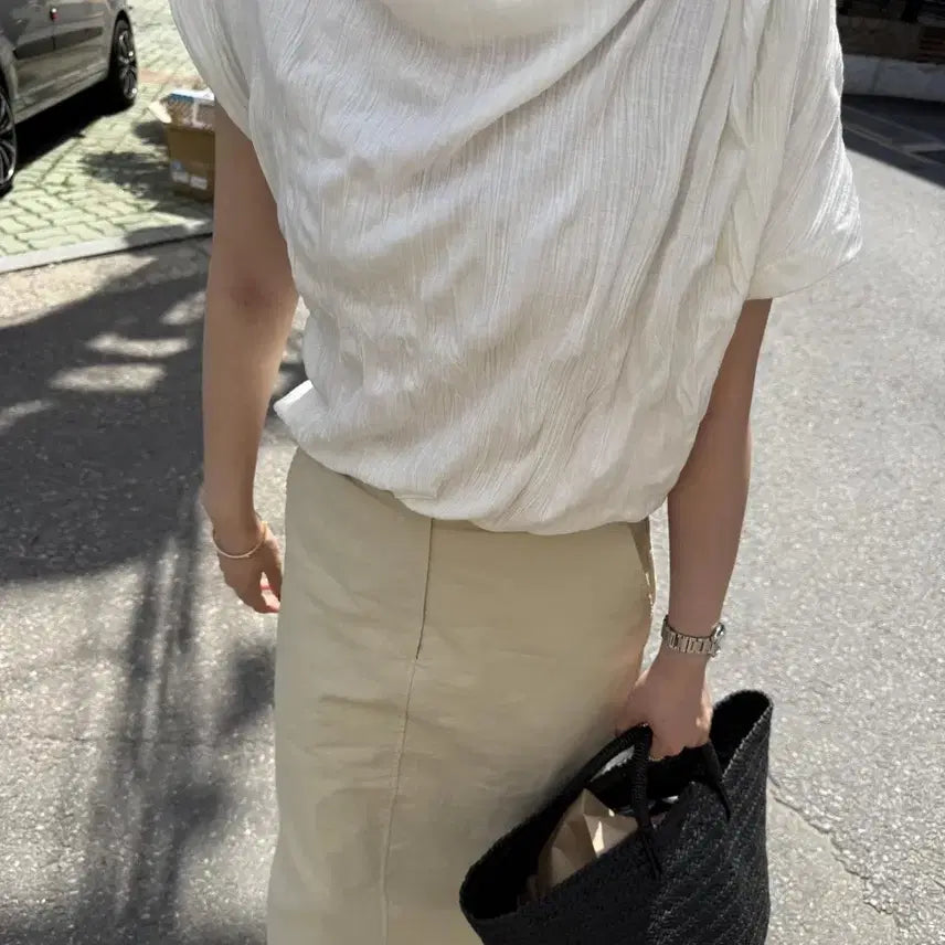 [BUNJANG] Nutt Market SIO Sleeveless Blouse Summer / 누트마켓 sio sleeveless 슬리브리스 여름 블라우스 하객룩 출근룩