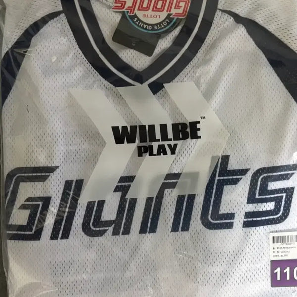 [BUNJANG] Lotte Giants Hockey Jersey Size 110 / 롯데 자이언츠 하키티셔츠 110 새상품