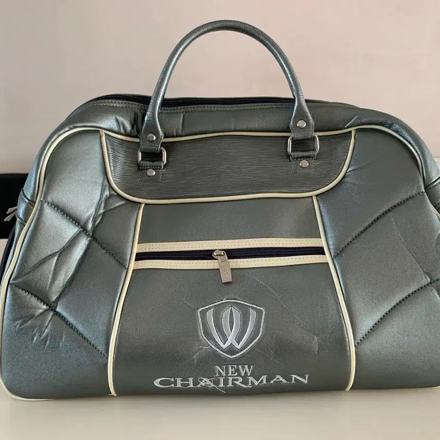 [BUNJANG] New Chairman Boston Bag Silver / 뉴 체어맨 여행가방 골프가방 보스턴백 실버