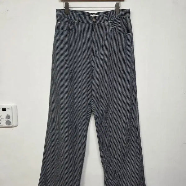 [BUNJANG] CeeCI Striped Denim Pants / 씨에씨 CeeCI 팬츠