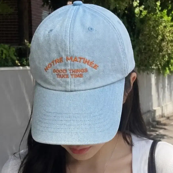 [BUNJANG] NOTRE MATINEE Light Blue Cap / NOTRE MATINEE 볼캡 라이트블루 교신가능