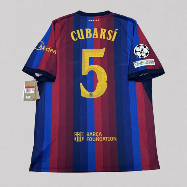 [BUNJANG] FC Barcelona 2026-27 Home Player Version Jersey (Gavi) / [해외 L] 26-27 바르셀로나 홈 파우 쿠바르시 유니폼