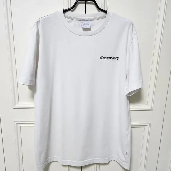 [BUNJANG] Discovery Round Short Sleeve T-Shirt White / (100)디스커버리 라운드 반팔 티셔츠