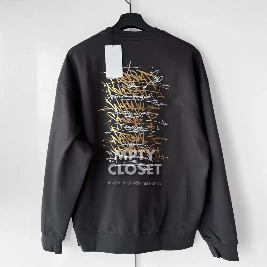 [BUNJANG] Customellow x Bisco Smith Collaboration Graphic Sweatshirt (Grey, M) / 커스텀멜로우 Bisco Smith 콜라보 맨투맨 그레이