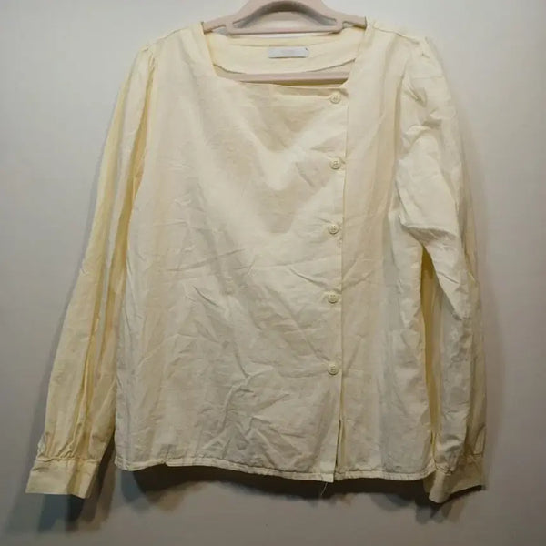 [BUNJANG] Ivory Shirring Blouse Size 85 / 아이보리 셔링블라우스85사이즈    68027