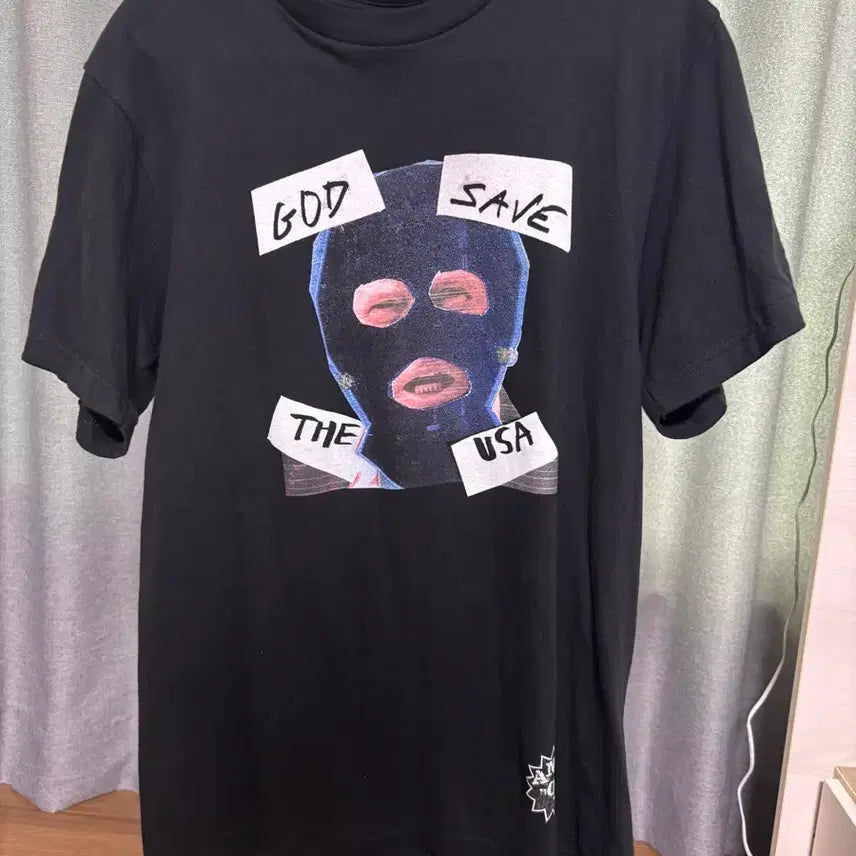 [BUNJANG] Supreme God Save Us Black T-Shirt / (S) 슈프림 갓 세이브 어스 블랙