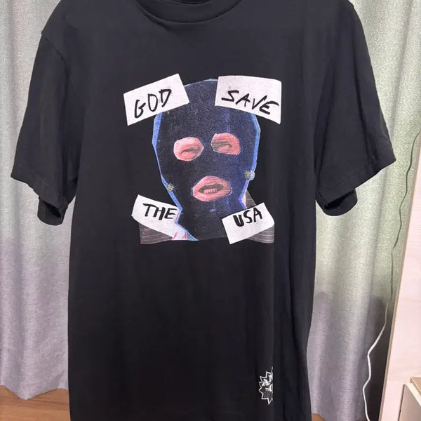 [BUNJANG] Supreme God Save Us Black T-Shirt / (S) 슈프림 갓 세이브 어스 블랙