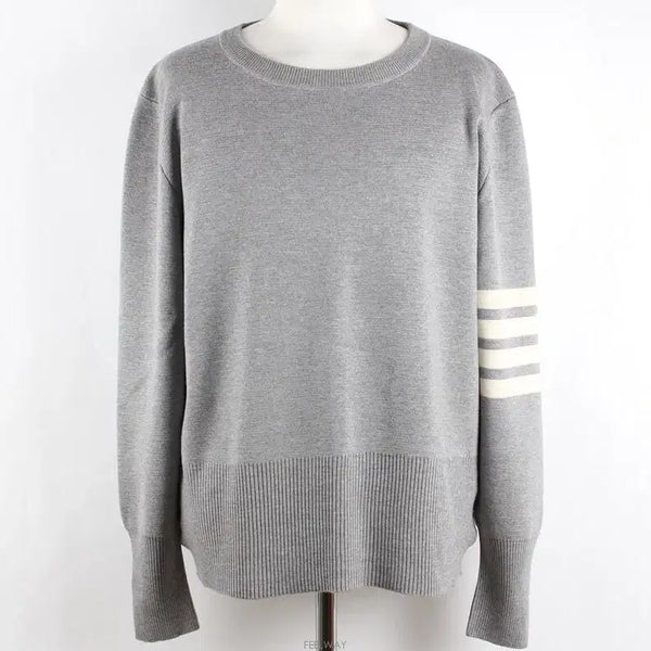 [BUNJANG] Thom Browne Milano Stitch Armband Knit Grey Size 5 / 톰브라운 사선완장 밀라노스티치 니트 그레이 5