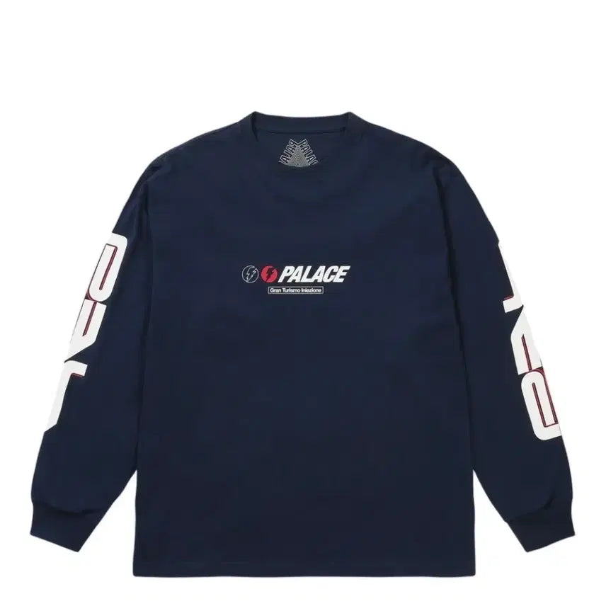 [BUNJANG] Palace Palinar Long Sleeve Navy / 팔라스 팔리나리 롱 슬리브